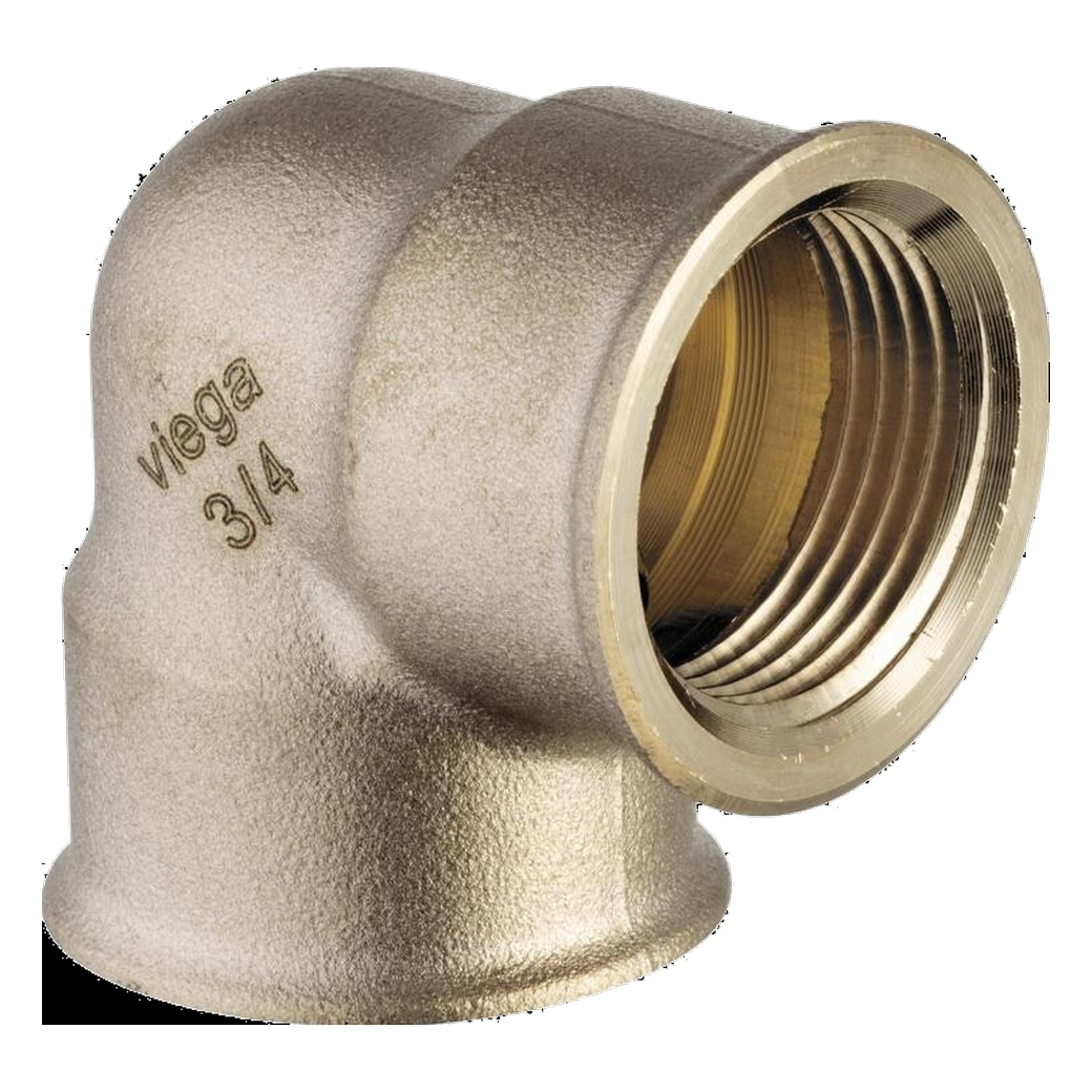 Alkūnė bronzinė 90° 3/4"x3/4" vidus/vidus