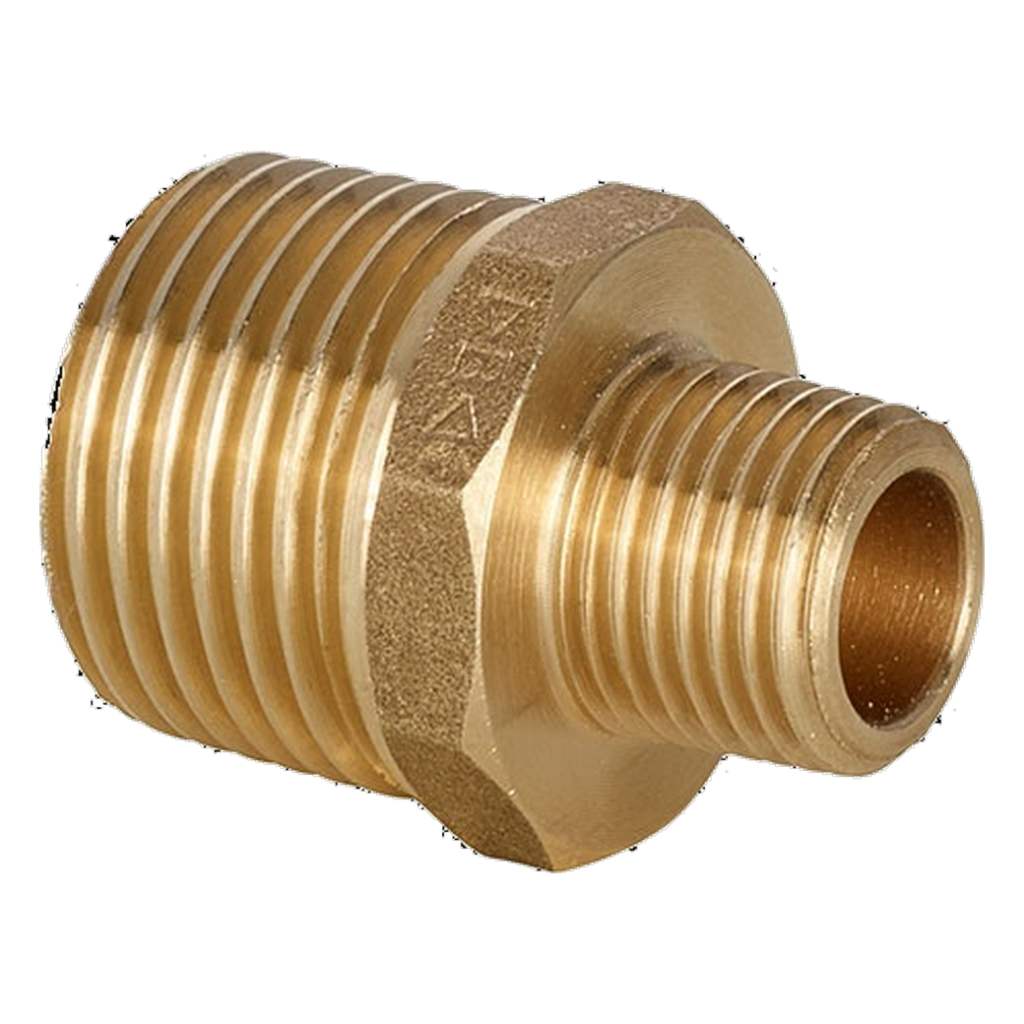 Nipelis redukuotas žalvarinis 1 1/2″x1″