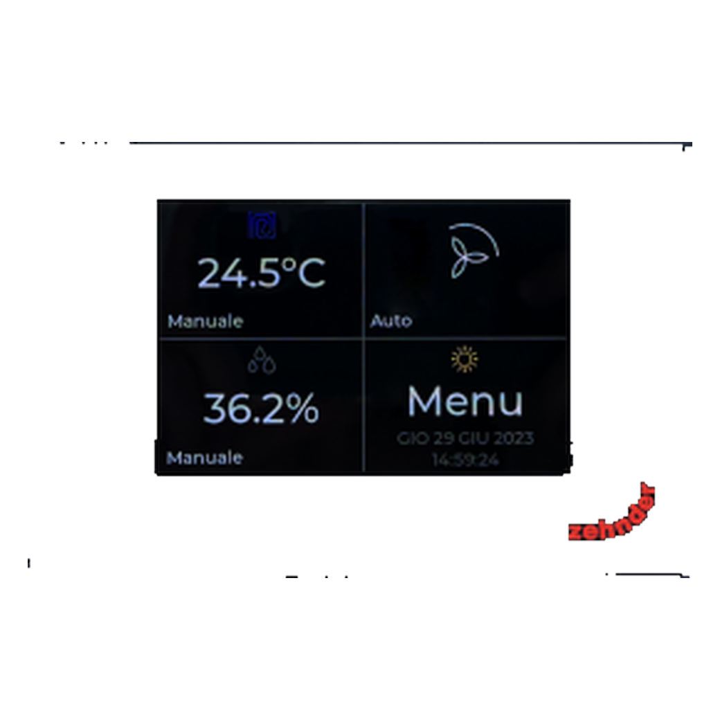 Valdiklis Multi Control Zehnder ComfoAir įrenginiams (ComfoAir160/180/200/375) juodas